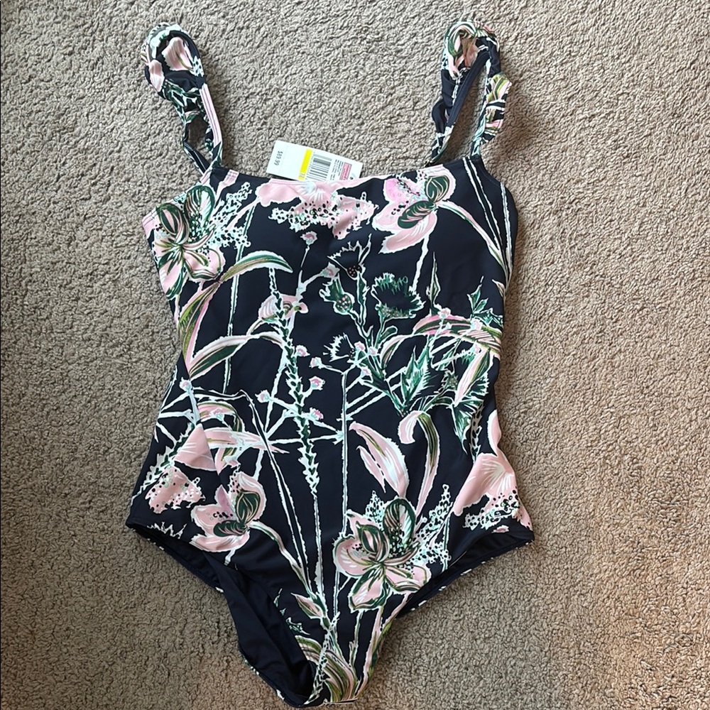 Vineyard Vines Floral One Piece Swim Suit